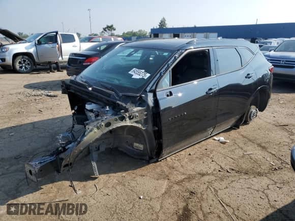 2023 Chevrolet Blazer RS z VIN 3GNKBKRS4PS168429, wystawiony jako Copart lot #64555275 z przebiegiem Nie podano mil oraz Nie do naprawy • Non repairable. Historia ofert i sprzedaży dostępna na DreamBid. Obrazek 1.