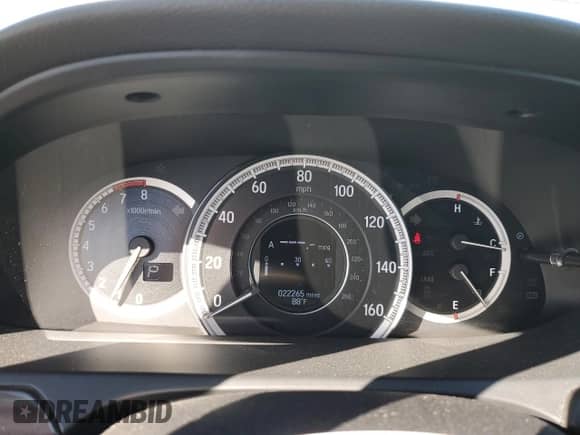 2016 Honda Accord Touring with VIN 1HGCR3F90GA035931, listed as a Copart auction lot 85592585 with 22,265 mi miles and Salvage title. Bid and sale history available at DreamBid. Image 9.