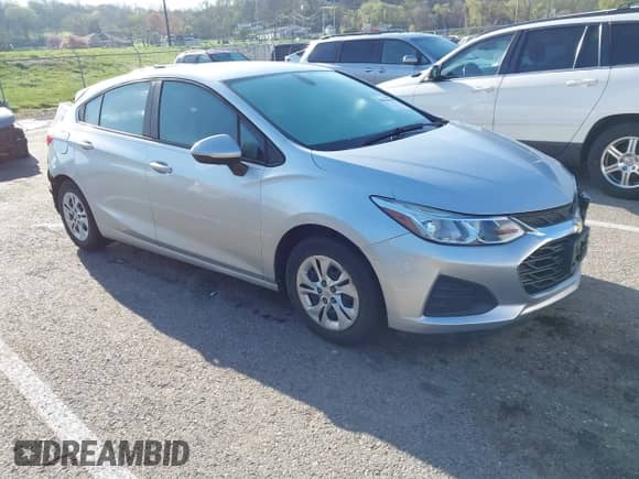 2019 Chevrolet Cruze LS with VIN 3G1BC6SM6KS595153, listed as a IAAI auction lot 41944430 with 81,491 mi miles and . Bid and sale history available at DreamBid. Image 1.