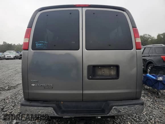 2010 Chevrolet Express Passenger LT with VIN 1GA2G1DG9A1135550, listed as a Copart auction lot 79541594 with Not provided miles and Salvage title. Bid and sale history available at DreamBid. Image 6.