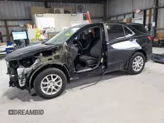2022 Chevrolet Equinox LT z VIN 3GNAXUEV9NL203630, wystawiony jako Copart lot #71044615 z przebiegiem 62 891 mil mil oraz Szkoda całkowita • Salvage title. Historia ofert i sprzedaży dostępna na DreamBid. Obrazek 1.