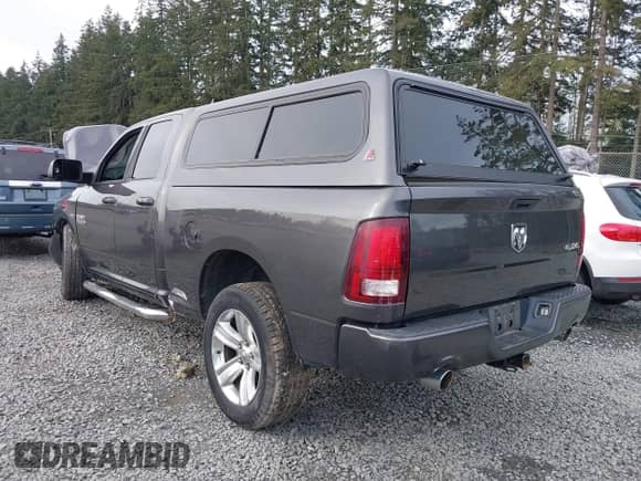 2014 Ram 1500 Sport with VIN 1C6RR7HT0ES196738, listed as a IAAI auction lot 41980272 with 161,099 mi miles and . Bid and sale history available at DreamBid. Image 3.