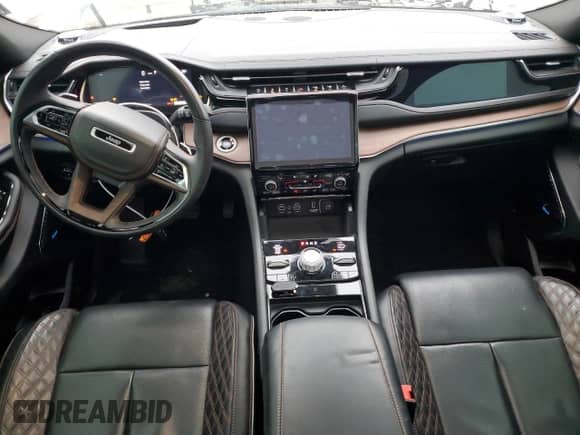 2022 Jeep Grand Cherokee Summit with VIN 1C4RJHEGXN8627581, listed as a Copart auction lot 45360785 with 27,818 mi miles and Salvage title. Bid and sale history available at DreamBid. Image 8.