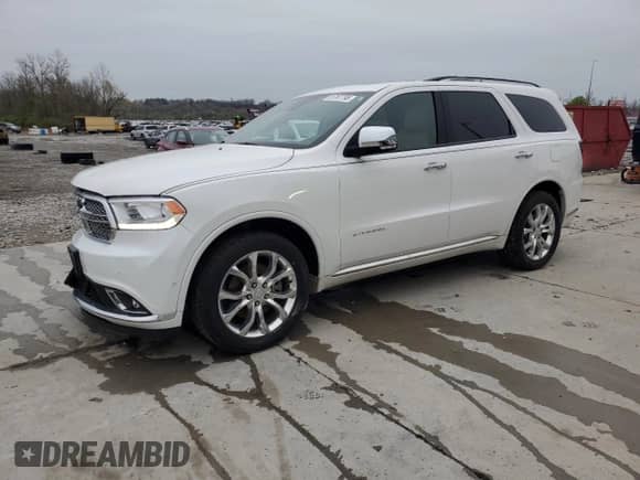 2018 Dodge Durango Citadel Anodized Platinum with VIN 1C4SDJET6JC205327, listed as a Copart auction lot 51787795 with 65,991 mi miles and Salvage title. Bid and sale history available at DreamBid. Image 1.