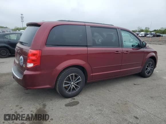 2017 Dodge Grand Caravan GT with VIN 2C4RDGEG6HR573481, listed as a Copart auction lot 57166185 with 166,476 mi miles and Clean title. Bid and sale history available at DreamBid. Image 3.