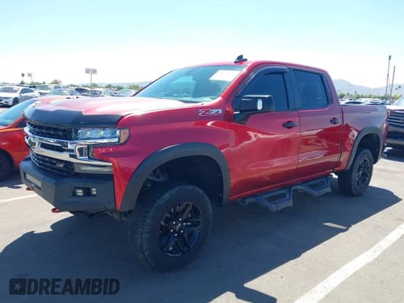 2021 Chevrolet Silverado 1500 LT Trail Boss z VIN 3GCPYFED6MG292180, wystawiony jako IAAI lot #43120534 z przebiegiem Nie podano mil oraz . Historia ofert i sprzedaży dostępna na DreamBid. Obrazek 2.