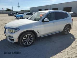 2019 BMW X3 xDrive30i z VIN 5UXTR9C53KLE14214, wystawiony jako Copart lot #87054725 z przebiegiem 79 314 mil mil oraz Czysty tytuł • Clean title. Historia ofert i sprzedaży dostępna na DreamBid. Obrazek 1.