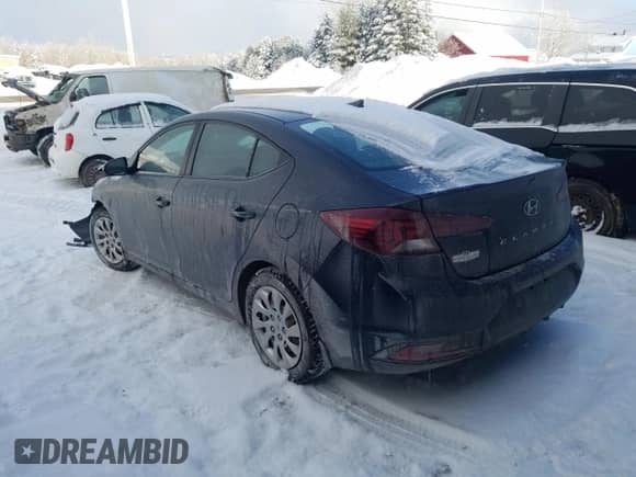 2020 Hyundai Elantra Value Edition with VIN KMHD84LF1LU946599, listed as a Copart auction lot 88288445 with 58,906 mi miles and Salvage title. Bid and sale history available at DreamBid. Image 2.