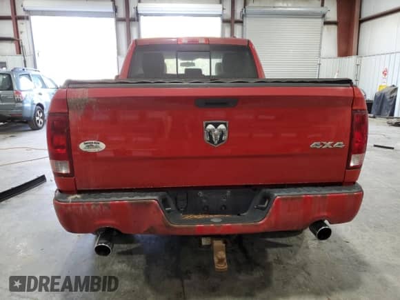 2011 Ram 1500 Big Horn with VIN 1D7RV1GT3BS552619, listed as a Copart auction lot 90519715 with 103,410 mi miles and Salvage title. Bid and sale history available at DreamBid. Image 6.