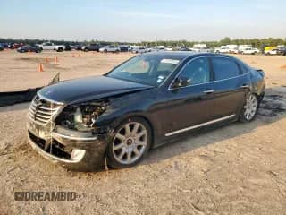 2012 Hyundai Equus Ultimate with VIN KMHGH4JH1CU045332, listed as a Copart auction lot 71122015 with Not provided miles and Salvage title. Bid and sale history available at DreamBid. Image 1.