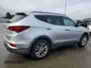 2018 Hyundai Santa Fe 2.0T with VIN 5XYZU4LA6JG507097, listed as a Copart auction lot 71489845 with 158,372 mi miles and Clean title. Bid and sale history available at DreamBid. Image 3.