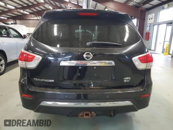 2013 Nissan Pathfinder SV с VIN 5N1AR2MM0DC600262, выставлен на аукционе Copart как лот 69254385 с пробегом 108 123 миль миль и Чистый • Clean title. История ставок и продаж доступна на DreamBid. Изображение 6.