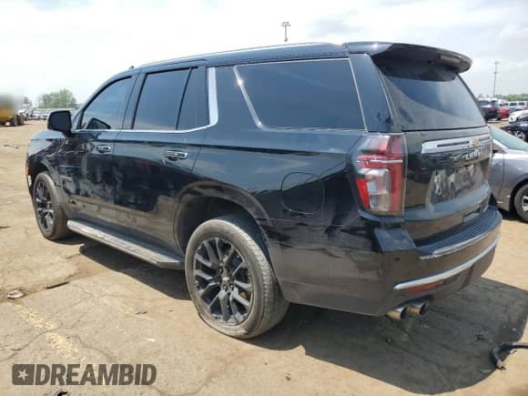 2023 Chevrolet Tahoe Premier с VIN 1GNSKSKD7PR412945, выставлен на аукционе Copart как лот 62209945 с пробегом 58 242 миль миль и На запчасти • Non repairable. История ставок и продаж доступна на DreamBid. Изображение 2.