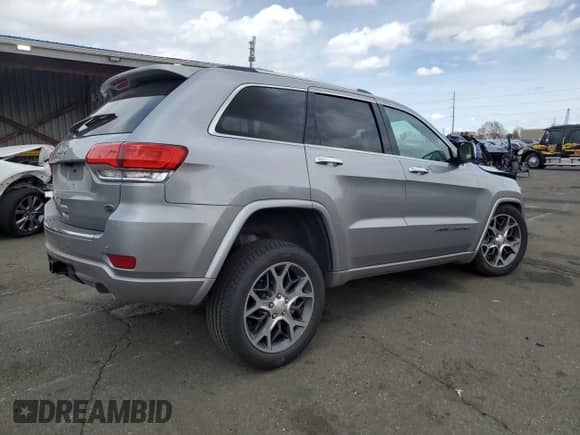 2019 Jeep Grand Cherokee Overland z VIN 1C4RJFCT1KC574573, wystawiony jako Copart lot #49455695 z przebiegiem 29 594 mil mil oraz Szkoda całkowita • Salvage title. Historia ofert i sprzedaży dostępna na DreamBid. Obrazek 3.