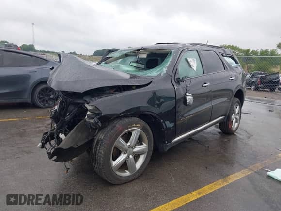 2012 Dodge Durango Citadel with VIN 1C4RDJEG4CC322246, listed as a IAAI auction lot 42409137 with 100,070 mi miles and . Bid and sale history available at DreamBid. Image 2.