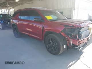 2024 Chevrolet Traverse FWD RS with VIN 1GNERLKS8RJ192634, listed as a IAAI auction lot 42983791 with 7,930 mi miles and . Bid and sale history available at DreamBid. Image 1.