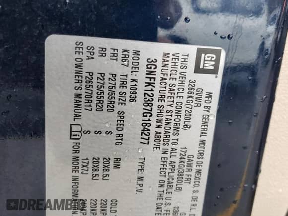 2007 Chevrolet Avalanche 2LT с VIN 3GNFK12387G184277, выставлен на аукционе Copart как лот 78369264 с пробегом Не указан миль и Списание • Salvage title. История ставок и продаж доступна на DreamBid. Изображение 13.
