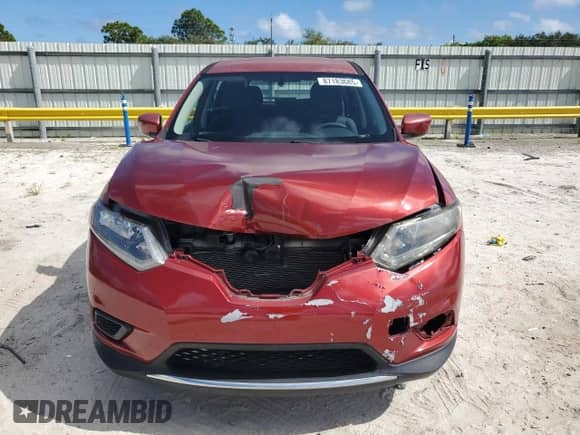 2016 Nissan Rogue SV z VIN KNMAT2MT3GP702505, wystawiony jako Copart lot #87183685 z przebiegiem 132 752 mil mil oraz Szkoda całkowita • Salvage title. Historia ofert i sprzedaży dostępna na DreamBid. Obrazek 5.