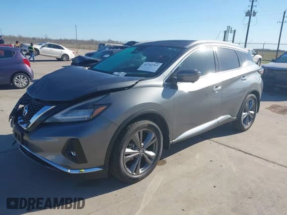 2021 Nissan Murano Platinum with VIN 5N1AZ2DJ9MC123787, listed as a IAAI auction lot 41762765 with 29,950 mi miles and . Bid and sale history available at DreamBid. Image 17.