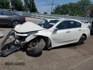 2011 Acura TL Technology with VIN 19UUA8F51BA000331, listed as a Copart auction lot 64960235 with Not provided miles and Salvage title. Bid and sale history available at DreamBid. Image 1.