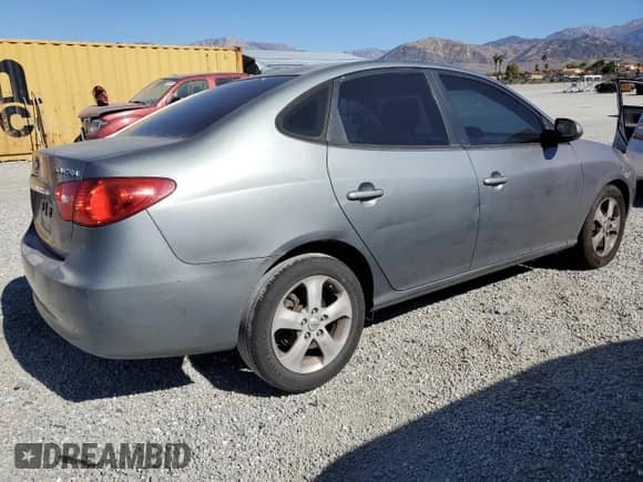 2009 Hyundai Elantra GLS with VIN KMHDU46D89U782833, listed as a Copart auction lot 90264185 with 114,737 mi miles and Salvage title. Bid and sale history available at DreamBid. Image 3.