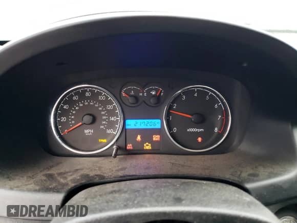 2008 Hyundai Tiburon GS with VIN KMHHM66D38U265807, listed as a Copart auction lot 42229755 with 217,206 mi miles and Salvage title. Bid and sale history available at DreamBid. Image 9.