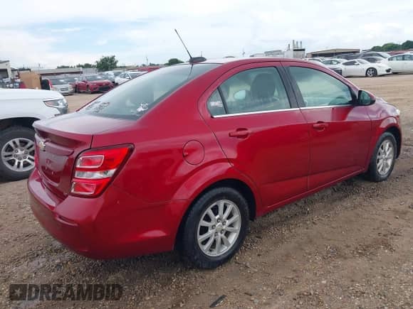 2019 Chevrolet Sonic LT with VIN 1G1JD5SB3K4142965, listed as a IAAI auction lot 42742249 with 79,596 mi miles and . Bid and sale history available at DreamBid. Image 4.