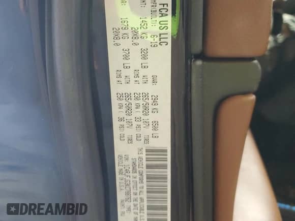 2019 Jeep Grand Cherokee Summit с VIN 1C4RJFJG3KC788762, выставлен на аукционе Copart как лот 55088605 с пробегом 60 345 миль миль и Списание • Salvage title. История ставок и продаж доступна на DreamBid. Изображение 13.