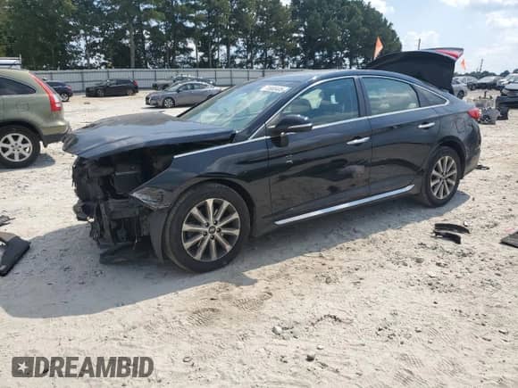 2017 Hyundai Sonata Sport z VIN 5NPE34AF3HH462283, wystawiony jako Copart lot #71800405 z przebiegiem 84 116 mil mil oraz Szkoda całkowita • Salvage title. Historia ofert i sprzedaży dostępna na DreamBid. Obrazek 1.