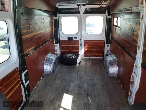 2017 Ram ProMaster Cargo with VIN 3C6TRVDG3HE518539, listed as a Copart auction lot 51711405 with 96,245 mi miles and Salvage title. Bid and sale history available at DreamBid. Image 10.