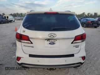 2017 Hyundai Santa Fe Limited Ultimate z VIN KM8SR4HF6HU231791, wystawiony jako Copart lot #70204735 z przebiegiem 136 532 mil mil oraz Szkoda całkowita • Salvage title. Historia ofert i sprzedaży dostępna na DreamBid. Obrazek 6.