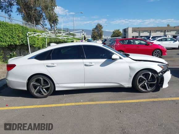 2020 Honda Accord Sport with VIN 1HGCV1F3XLA107272, listed as a IAAI auction lot 43288511 with 73,741 mi miles and . Bid and sale history available at DreamBid. Image 13.