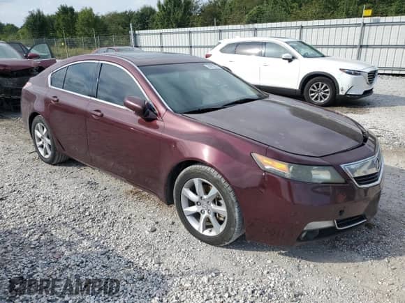 2012 Acura TL Auto with VIN 19UUA8F2XCA019533, listed as a Copart auction lot 84610275 with 170,221 mi miles and Salvage title. Bid and sale history available at DreamBid. Image 4.