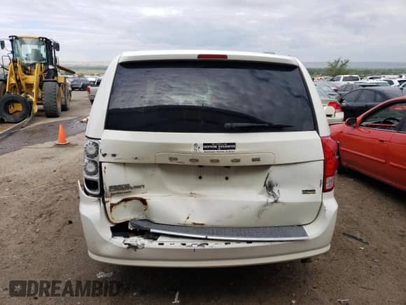 2013 Dodge Grand Caravan SXT with VIN 2C4RDGCG6DR575826, listed as a Copart auction lot 57378454 with 169,953 mi miles and Salvage title. Bid and sale history available at DreamBid. Image 6.