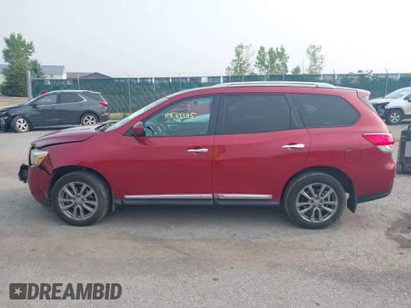 2014 Nissan Pathfinder Platinum z VIN 5N1AR2MM0EC696430, wystawiony jako IAAI lot #42894385 z przebiegiem 123 204 mil mil oraz . Historia ofert i sprzedaży dostępna na DreamBid. Obrazek 14.