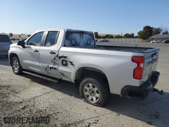 2019 Chevrolet Silverado 1500 Work Truck with VIN 1GCRWAEF1KZ215720, listed as a Copart auction lot 63526995 with 88,038 mi miles and Salvage title. Bid and sale history available at DreamBid. Image 2.