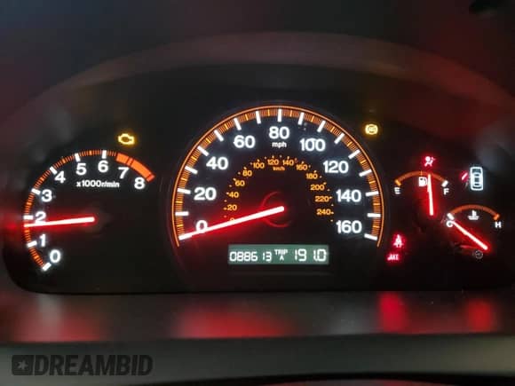 2004 Honda Accord with VIN 1HGCM71594A006529, listed as a Copart auction lot 84827274 with 88,613 mi miles and Salvage title. Bid and sale history available at DreamBid. Image 9.