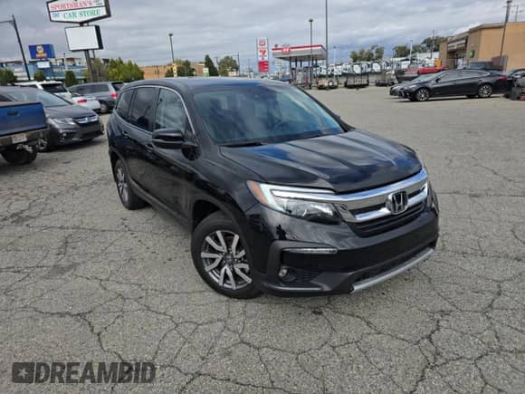 2022 Honda Pilot EX-L z VIN 5FNYF5H58NB038745, wystawiony jako Copart lot #87261535 z przebiegiem 24 447 mil mil oraz Szkoda całkowita • Salvage title. Historia ofert i sprzedaży dostępna na DreamBid. Obrazek 1.