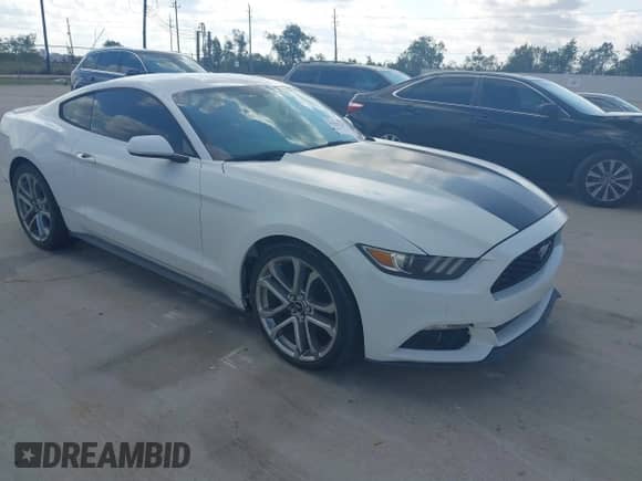 2015 Ford Mustang EcoBoost Premium with VIN 1FA6P8TH5F5337979, listed as a IAAI auction lot 43560207 with 142,390 mi miles and . Bid and sale history available at DreamBid. Image 1.