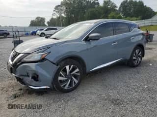 2024 Nissan Murano SL with VIN 5N1AZ2CJ2RC100912, listed as a Copart auction lot 67111085 with 33,439 mi miles and Salvage title. Bid and sale history available at DreamBid. Image 1.