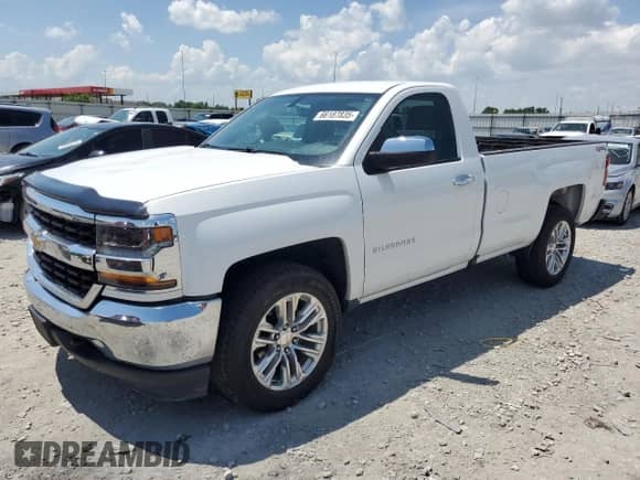 2018 Chevrolet Silverado 1500 Work Truck z VIN 1GCNKNECXJZ301937, wystawiony jako Copart lot #66187835 z przebiegiem Nie podano mil oraz Szkoda całkowita • Salvage title. Historia ofert i sprzedaży dostępna na DreamBid. Obrazek 1.