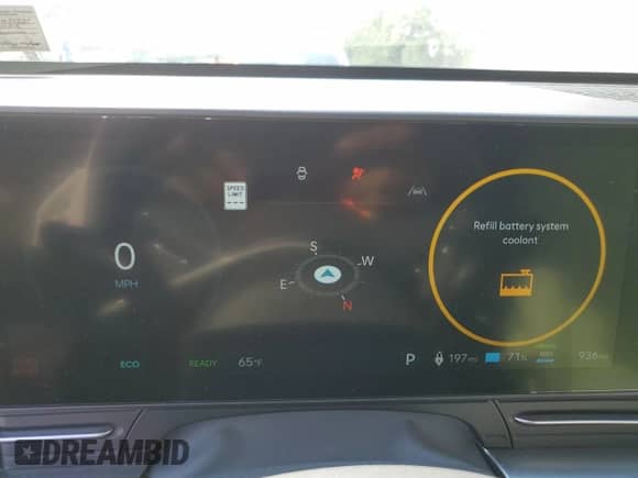 2025 Hyundai Kona SEL с VIN KM8HC3A6XSU031231, выставлен на аукционе Copart как лот 71281185 с пробегом 936 миль миль и Списание • Salvage title. История ставок и продаж доступна на DreamBid. Изображение 9.