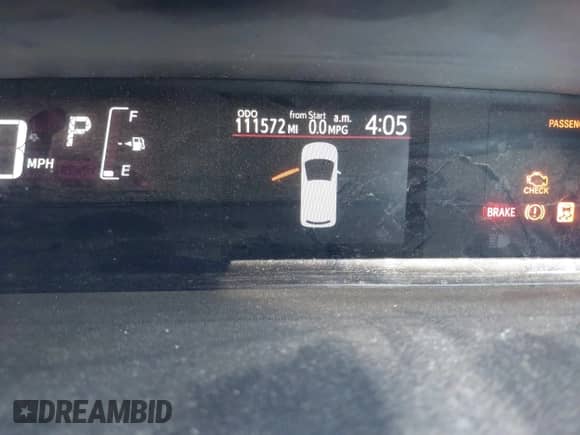 2015 Toyota Prius One with VIN JTDKDTB30F1108451, listed as a IAAI auction lot 43186125 with 111,572 mi miles and . Bid and sale history available at DreamBid. Image 7.