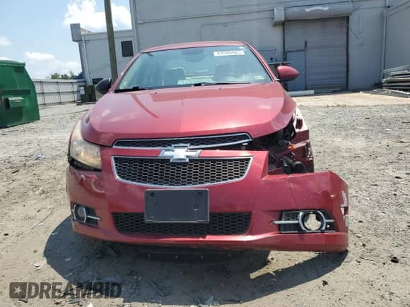 2012 Chevrolet Cruze LTZ with VIN 1G1PH5SC6C7351401, listed as a Copart auction lot 62595925 with 140,063 mi miles and Salvage title. Bid and sale history available at DreamBid. Image 5.