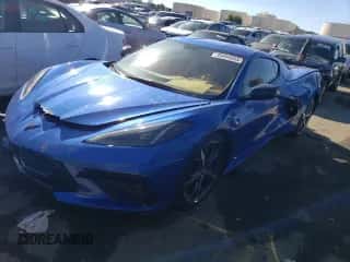2020 Chevrolet Corvette 3LT with VIN 1G1Y82D40L5117792, listed as a Copart auction lot 39469943 with 6,879 mi miles and . Bid and sale history available at DreamBid. Image 1.