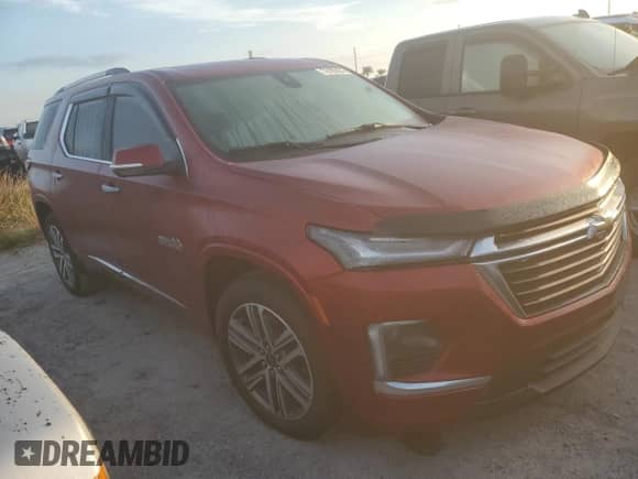 2023 Chevrolet Traverse High Country с VIN 1GNERNKW4PJ168262, выставлен на аукционе Copart как лот 76195424 с пробегом Не указан миль и Списание • Salvage title. История ставок и продаж доступна на DreamBid. Изображение 4.