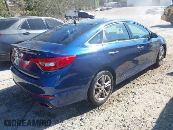 2018 Hyundai Sonata SEL with VIN 5NPE34AF0JH722774, listed as a IAAI auction lot 43536090 with 48,466 mi miles and . Bid and sale history available at DreamBid. Image 4.