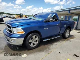 2010 Dodge 1500 ST with VIN 3D7JB1EP5AG104741, listed as a Copart auction lot 58946885 with Not provided miles and Salvage title. Bid and sale history available at DreamBid. Image 1.