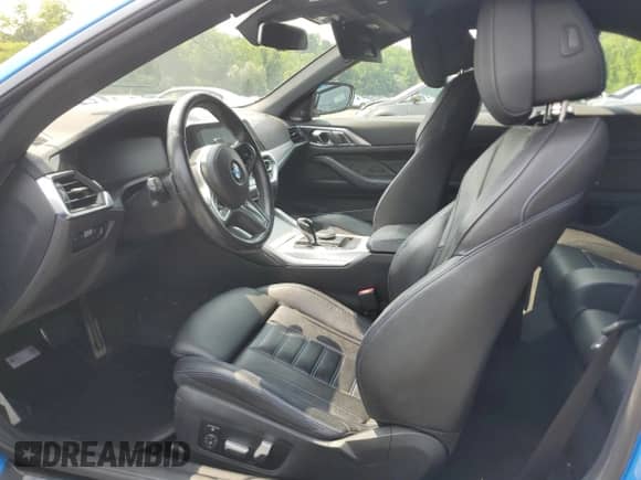 2023 BMW 4 Series 430i xDrive with VIN WBA43AT01PCM32225, listed as a Copart auction lot 60509935 with 25,769 mi miles and Salvage title. Bid and sale history available at DreamBid. Image 7.