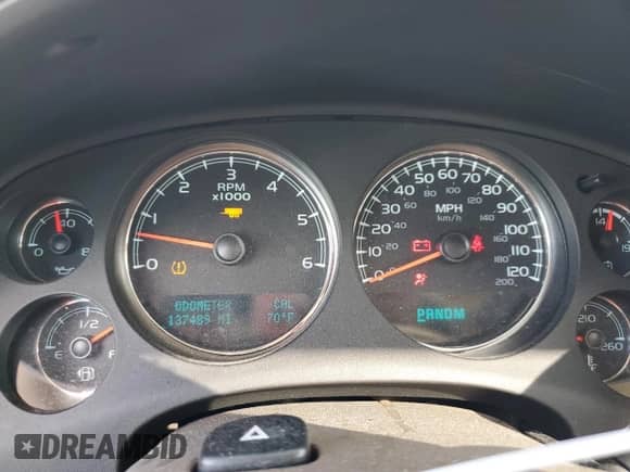 2012 Chevrolet Tahoe LTZ с VIN 1GNSCCE08CR214560, выставлен на аукционе Copart как лот 44723175 с пробегом 137 489 миль миль и Списание • Salvage title. История ставок и продаж доступна на DreamBid. Изображение 9.
